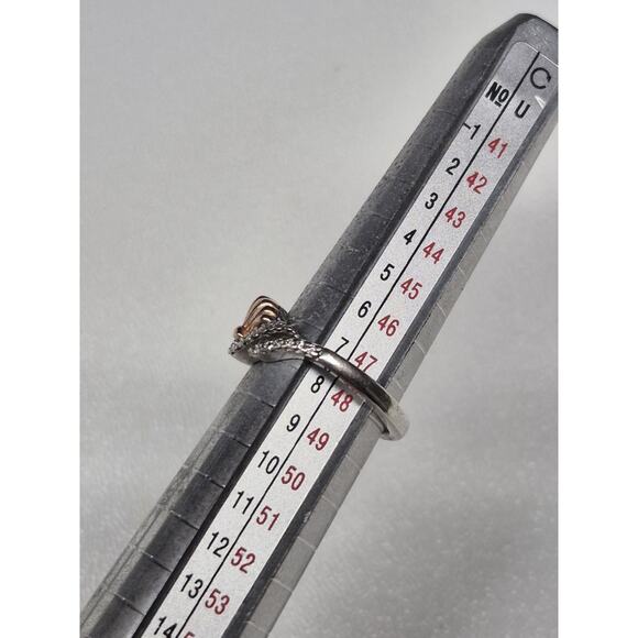 sterling silver seashell ring Size 5 - Picture 3 of 5